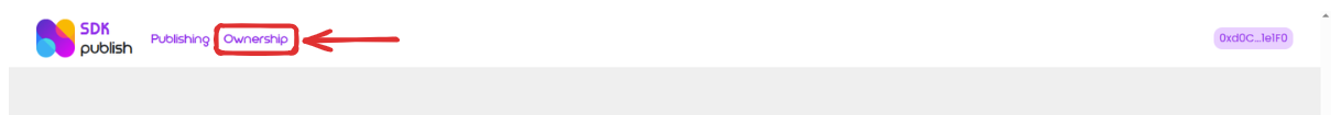 Navigate to "Ownership" tab